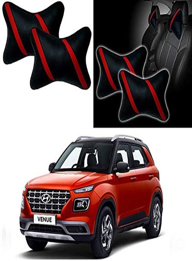 Auto Pearl Strip Red Car Neck Cushion/Neck Pillow - Venue - Image 1